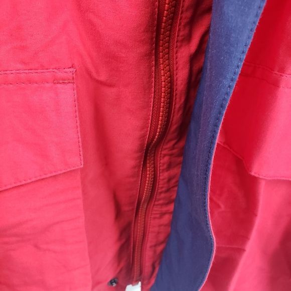 VAN HEUSEN 417 SPORTSWEAR Red Windbreaker MENS M - Picture 5 of 12